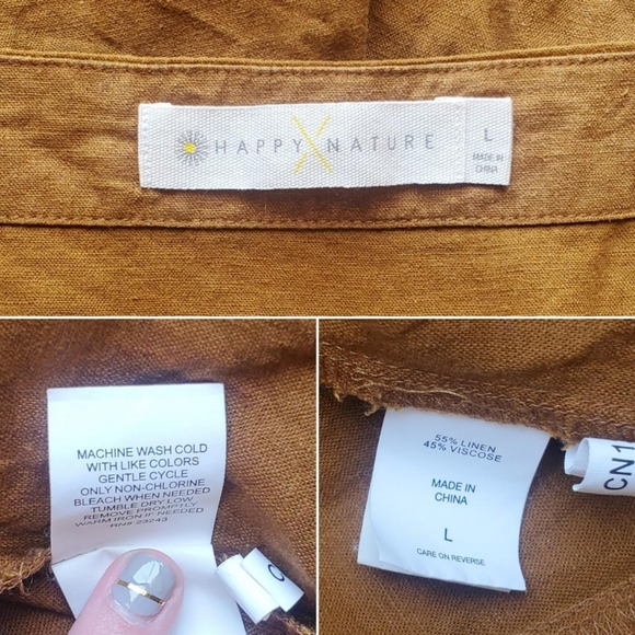 Happy × Nature Kate Hudson Linen Shorts Jumpsuit - Picture 8 of 8